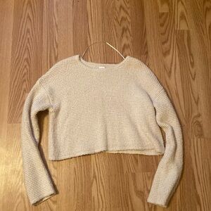 Cream colored sweater from pacsun size xs gently used worn a few times